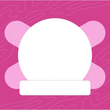 soyut bir tasarıma sahip bir vektör çizimi, bir tebrik kartı için bir iletişim çerçevesi önerir