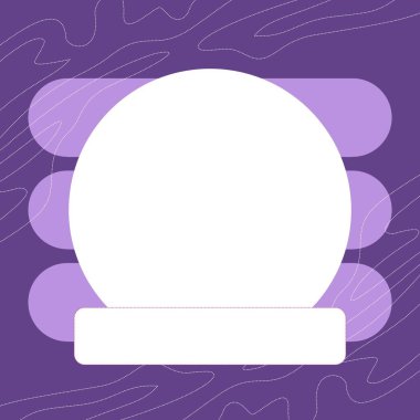 soyut bir tasarıma sahip bir vektör çizimi, bir tebrik kartı için bir iletişim çerçevesi önerir