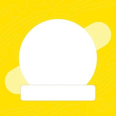 soyut bir tasarıma sahip bir vektör çizimi, bir tebrik kartı için bir iletişim çerçevesi önerir