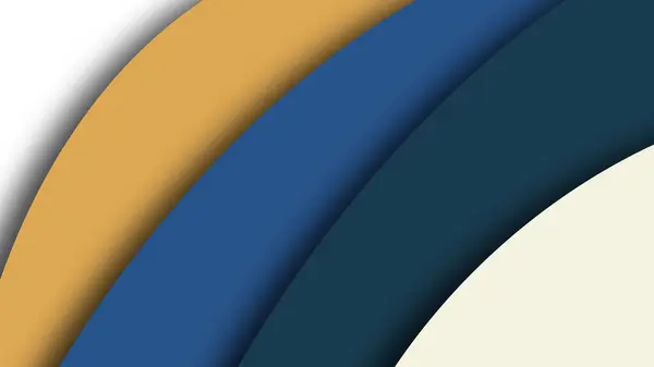 Soyut mavi ve sarı plaj arkaplan afişinin vektör tasarımı