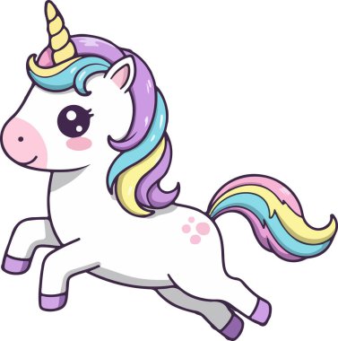 Kocaman yuvarlak gözlü, kawaii tarzı çizgi film tavşanı.