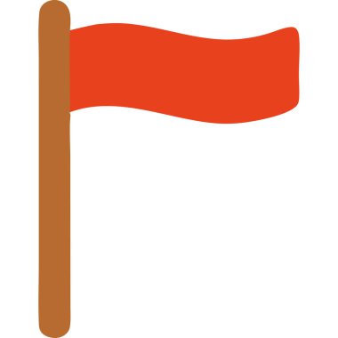 Endonezya bayrak vektör simgesi 