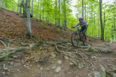 Bielsko-Biala, Polska, 05.16.2025, Puchar Swiata UCI Dağ Bisiklet Dünya Serisi