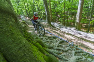 Bielsko-Biala, Polska, 05.16.2025, Puchar Swiata UCI Dağ Bisiklet Dünya Serisi