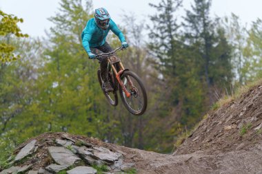 Bielsko-Biala, Szczyrk, 18.05.2025, Puchar Swiata UCI Mountain Bike Dünya Serisi n / z. zawodni