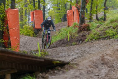Bielsko-Biala, Szczyrk, 18.05.2025, Puchar Swiata UCI Mountain Bike Dünya Serisi n / z. zawodni