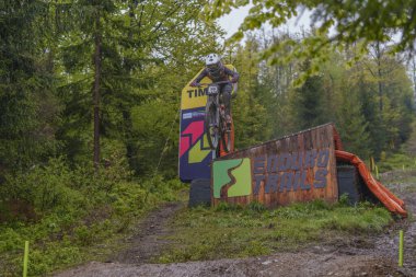 Bielsko-Biala, Szczyrk, 18.05.2025, Puchar Swiata UCI Mountain Bike Dünya Serisi n / z. zawodni