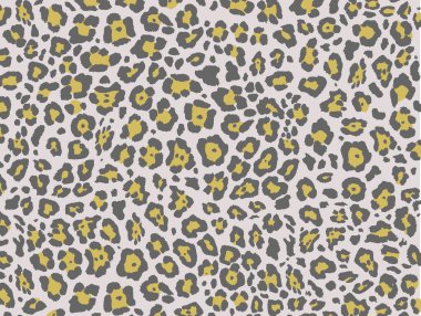 Kare şekilli bir leopar motifinin gösterimi