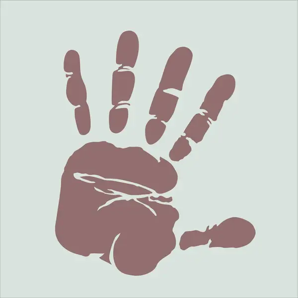 İnsan el izlerinin çizimi