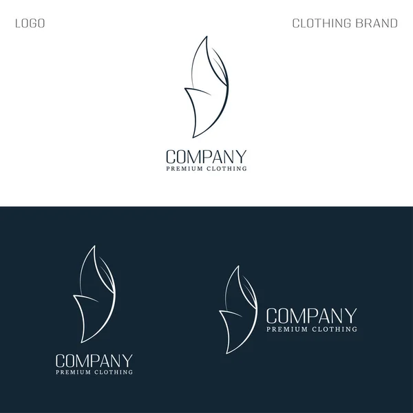 Loving Logo Şablonu Vektörü Perma Logosu — Stok Vektör