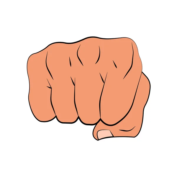 Fist Icon Fist Vector Illustration — 스톡 벡터