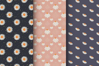 Renkli modern arkaplan, çiçekli desen