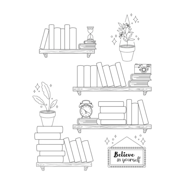 Kitap izleme cihazı, vektör illüstrasyonu