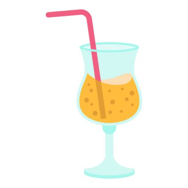 Yazın taze limonata ve saman