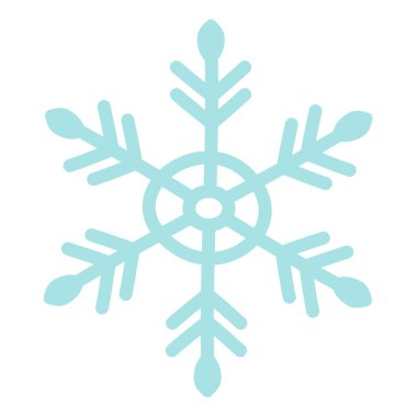 El yapımı kar tanesi. Beyaz arkaplandaki izole nesne