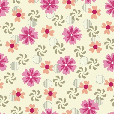 İskandinav çiçekleri kusursuz bir desen çiziyor. Çiçekli pembe Skandi çiçekleri ve benekli noktaların çiçek deseni. Beyaz arkaplanda allover desenli çiçek deseni. 