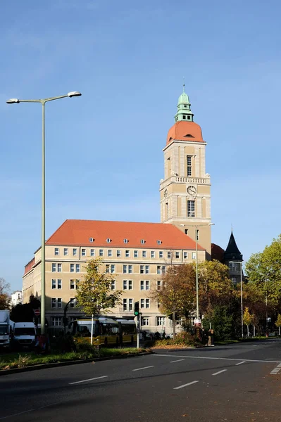 Berlín Alemania Octubre 2022 Friedenau City Hall Breslauer Platz — Foto de Stock