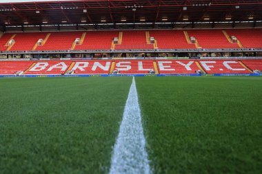 Oakwell 'in Sky Bet Ligi 1 maçı öncesinde Oakwell, Barnsley, Barnsley, Barnsley, Birleşik Krallık' ta 25 Ekim 202