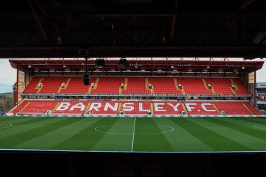 Oakwell 'in Sky Bet Ligi 1 maçı öncesinde Oakwell, Barnsley, Barnsley, Barnsley, Birleşik Krallık' ta 25 Ekim 202