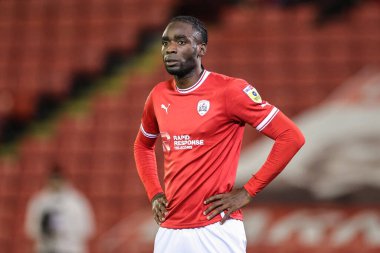 Barnsley 'den Devante Cole # 44 Sky Bet Ligi 1 maçında Barnsley, Lincoln City' e karşı Oakwell, Barnsley, Birleşik Krallık, 25 Ekim 202