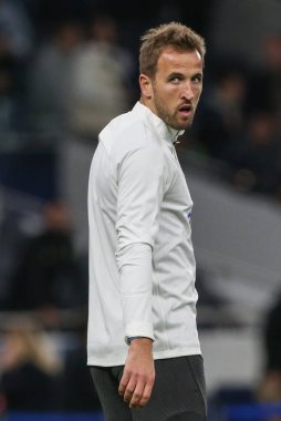 Tottenham Hotspur 'dan Harry Kane # 10 UEFA Şampiyonlar Ligi maçında Tottenham Hotspur, Sporting Lisbon' a karşı Tottenham Hotspur Stadyumu, Londra, 26 Ekim 202