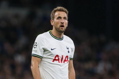 Tottenham Hotspur 'dan Harry Kane # 10 UEFA Şampiyonlar Ligi maçında Tottenham Hotspur, Sporting Lisbon' a karşı Tottenham Hotspur Stadyumu, Londra, 26 Ekim 202