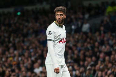Rodrigo Bentancur # 30 of Tottenham Hotspur UEFA Şampiyonlar Ligi maçında Tottenham Hotspur 'a karşı Sporting Lisbon Tottenham Hotspur Stadyumu, Londra, Birleşik Krallık, 26 Ekim 202
