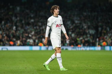 Tottenham Hotspur 'dan Bryan Gil # 11 UEFA Şampiyonlar Ligi maçı Tottenham Hotspur - Sporting Lisbon maçı sırasında Tottenham Hotspur Stadyumu, Londra, Birleşik Krallık, 26 Ekim 202