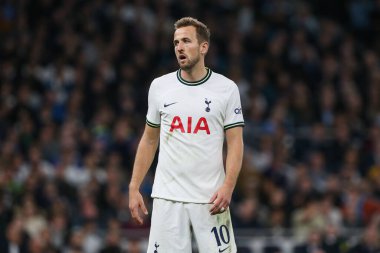 Tottenham Hotspur 'dan Harry Kane # 10 UEFA Şampiyonlar Ligi maçında Tottenham Hotspur, Sporting Lisbon' a karşı Tottenham Hotspur Stadyumu, Londra, 26 Ekim 202