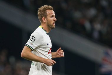 Tottenham Hotspur 'dan Harry Kane # 10 UEFA Şampiyonlar Ligi maçında Tottenham Hotspur, Sporting Lisbon' a karşı Tottenham Hotspur Stadyumu, Londra, 26 Ekim 202
