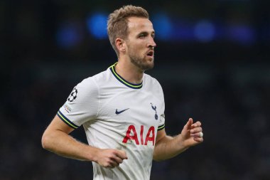 Tottenham Hotspur 'dan Harry Kane # 10 UEFA Şampiyonlar Ligi maçında Tottenham Hotspur, Sporting Lisbon' a karşı Tottenham Hotspur Stadyumu, Londra, 26 Ekim 202