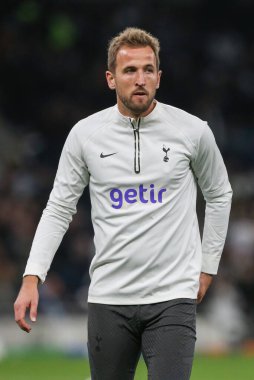Tottenham Hotspur 'dan Harry Kane # 10 UEFA Şampiyonlar Ligi maçında Tottenham Hotspur, Sporting Lisbon' a karşı Tottenham Hotspur Stadyumu, Londra, 26 Ekim 202