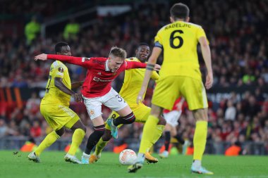 Scott McTominay UEFA Avrupa Ligi maçı sırasında Manchester United, 27 Ekim 202 'de Old Trafford, Manchester' da Şerif Tiraspol 'e karşı.