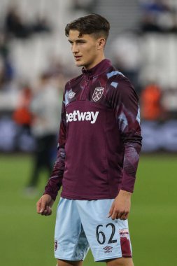 UEFA Avrupa Konferans Ligi karşılaşması öncesinde West Ham United, Londra Stadyumu 'nda 27 Ekim 202' de oynanan karşılaşma öncesi West Ham United 'ın 62.