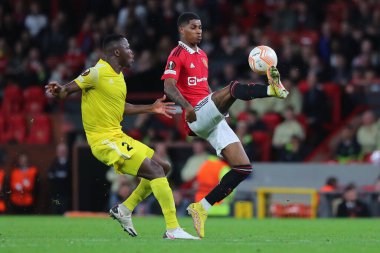 Marcus Rashford UEFA Avrupa Ligi maçı sırasında Manchester United, 27 Ekim 202 'de Old Trafford, Manchester, İngiltere' de Şerif Tiraspol 'e karşı.