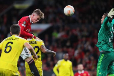 Scott McTominay UEFA Avrupa Ligi maçı sırasında Manchester United, 27 Ekim 202 'de Old Trafford, Manchester' da Şerif Tiraspol 'e karşı.