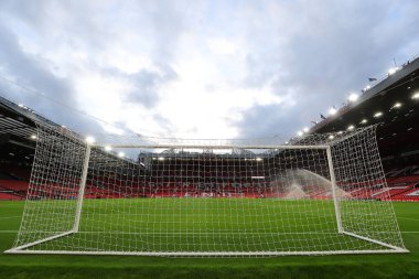 UEFA Avrupa Ligi maçından önce Old Traford Stadyumu 'nun genel görünümü Manchester United' a karşı Şerif Tiraspol 27 Ekim 202 Old Trafford, Manchester, İngiltere 'de