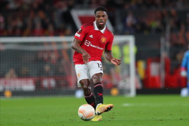 Tyrell Malacia UEFA Avrupa Ligi karşılaşmasında Manchester United, 27 Ekim 202 'de Old Trafford, Manchester, İngiltere' de Şerif Tiraspol 'e karşı