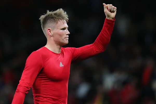 stock image Scott McTominay during the UEFA Europa League match Manchester United vs Sheriff Tiraspol at Old Trafford, Manchester, United Kingdom, 27th October 202