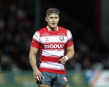 Gloucester Rugby 'den Jack Reeves Gallagher Premiership maçında Gloucester, Exeter Chiefs' e karşı Kingsholm Stadyumu, Gloucester, Birleşik Krallık, 28 Ekim 202
