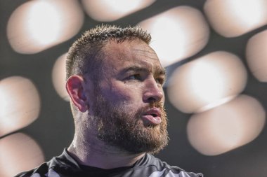 Yeni Zelanda 'dan Isaac Liu, Rugby Ligi Dünya Kupası 2021 C Grubu maçında New Zealand' a karşı İrlanda Headingley Stadyumu, Leeds, Birleşik Krallık, 28 Ekim 202