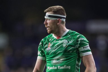 Rugby Ligi Dünya Kupası 2021 C Grubu maçında İrlandalı Ed Chamberlain, Headingley Stadyumu, Leeds, Birleşik Krallık 'ta Yeni Zelanda' ya karşı, 28 Ekim 202