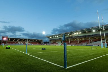 Gloucester Rugby 'nin evindeki Kingsholm Stadyumu' nun genel manzarası 28 Ekim 202 'de Kingsholm Stadyumu' ndaki Gallagher Premiership maçı öncesinde Gloucester Rugby, Exeter Chiefs 'e karşı.