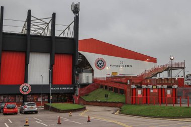 Rugby Ligi 2021 Dünya Kupası öncesinde Bramall Lane 'in genel görünümü İngiltere ile Yunanistan arasında 29 Ekim 202' de Bramall Lane, Sheffield, İngiltere 'de oynanan karşılaşma