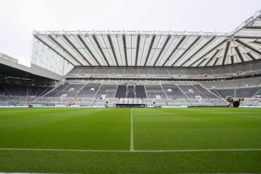Premier Lig maçı sırasında stadyumun genel görünümü Newcastle United ile Aston Villa arasındaki St.James 's Park, Newcastle, İngiltere, 29 Ekim 202