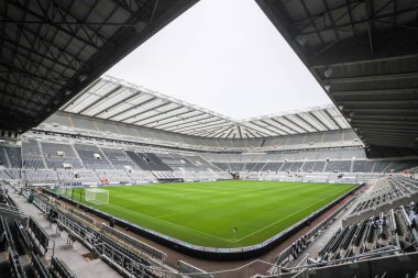 Premier Lig maçı sırasında stadyumun genel görünümü Newcastle United ile Aston Villa arasındaki St.James 's Park, Newcastle, İngiltere, 29 Ekim 202