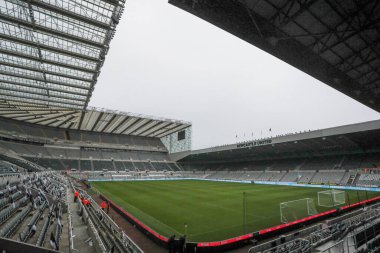 Premier Lig maçı sırasında stadyumun genel görünümü Newcastle United ile Aston Villa arasındaki St.James 's Park, Newcastle, İngiltere, 29 Ekim 202