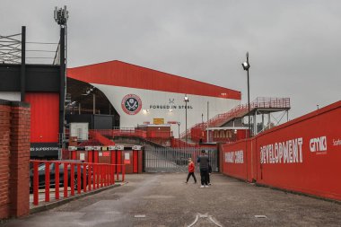 Rugby Ligi 2021 Dünya Kupası öncesinde Bramall Lane 'in genel görünümü İngiltere ile Yunanistan arasında 29 Ekim 202' de Bramall Lane, Sheffield, İngiltere 'de oynanan karşılaşma