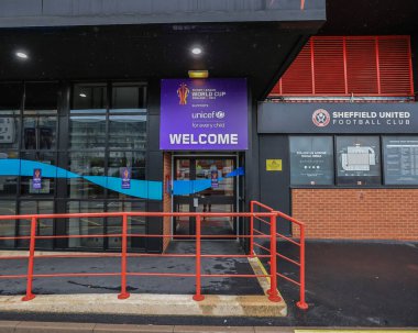Rugby Ligi 2021 Dünya Kupası öncesinde Bramall Lane 'in genel görünümü İngiltere ile Yunanistan arasında 29 Ekim 202' de Bramall Lane, Sheffield, İngiltere 'de oynanan karşılaşma