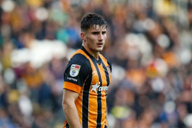 Hull City 'den Ryan Longman 29 Ekim 202' de Hull City 'nin MKM Stadyumu' nda Blackburn Rovers 'a karşı oynadığı Sky Bet Şampiyonası maçında